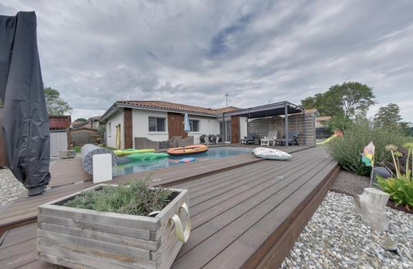 Maison Saint Geours De Maremne 5 pièces 114.08 m2, Garage, Piscine chauffée
