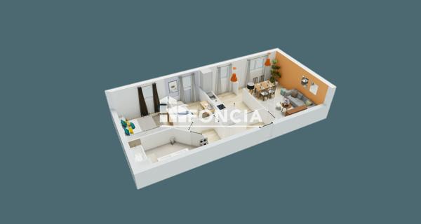 À vendre Appartement 3 pièces 67.39 m² - Fleury-les-aubrais 45400