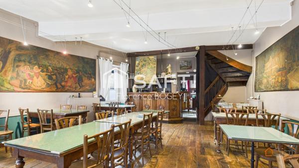 Restaurant au charme d’antan, niché dans un relais de poste de plus de 400 ans – ( murs et fonds)