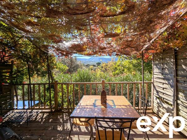 Havre de Paix comprenant 4 gîtes avec terrasses privatives au sein d'une villa en ossature en bois à Lamalou les Bains