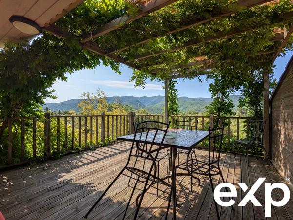 Havre de Paix comprenant 4 gîtes avec terrasses privatives au sein d'une villa en ossature en bois à Lamalou les Bains