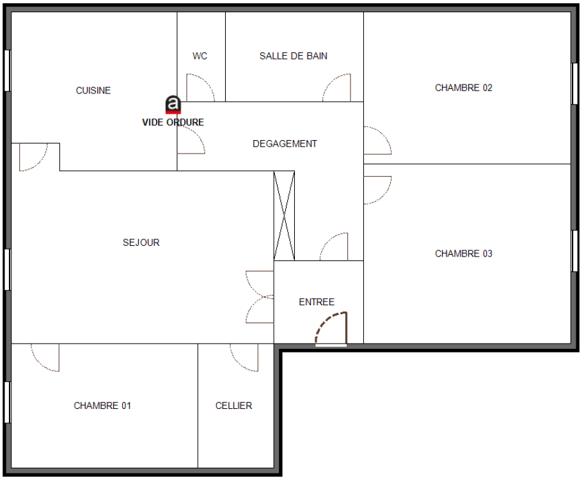 Appartement à vendre 4 pièces 80,59 m² Bois-d'Arcy