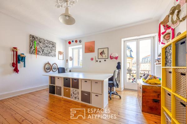 Maison de ville rénovée et son jardin