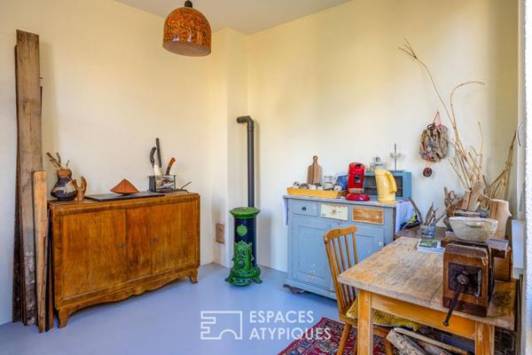 Maison de ville rénovée et son jardin