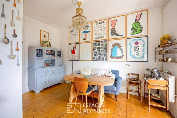 Maison de ville rénovée et son jardin