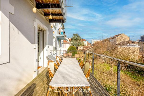 Maison de ville rénovée et son jardin