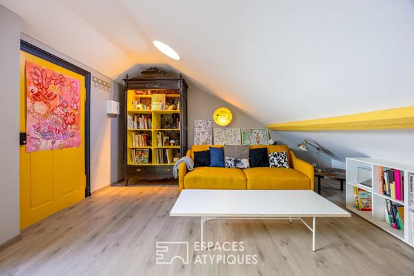 Maison de ville rénovée et son jardin