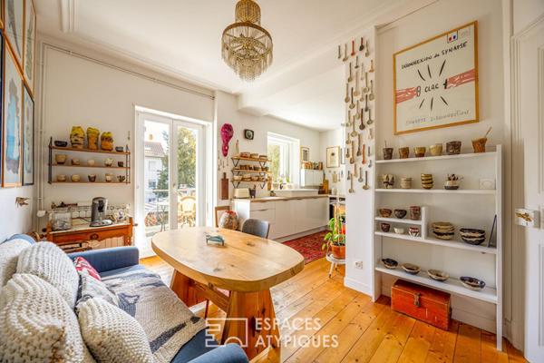 Maison de ville rénovée et son jardin