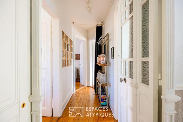 Maison de ville rénovée et son jardin