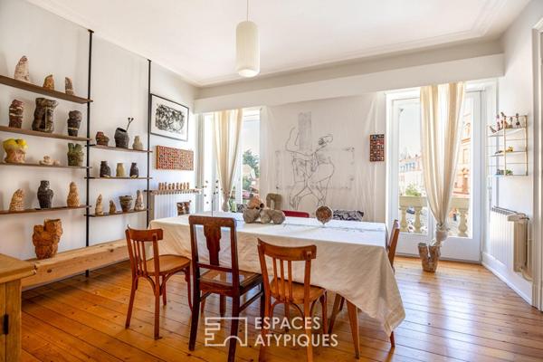 Maison de ville rénovée et son jardin