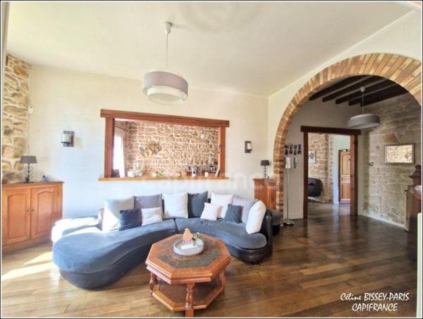 Dpt Yonne (89), à vendre ROSOY maison en pierre de Bourgogne, 6 chambres, terrain 1150 M2