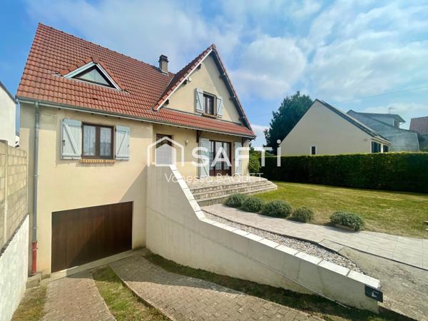 Maison familiale 6 pièces – 127 m², 3 chambres, jardin et sous-sol total