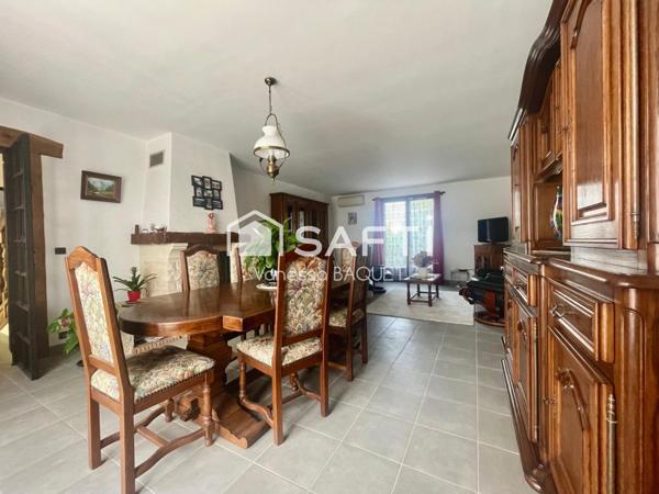 Maison familiale 6 pièces – 127 m², 3 chambres, jardin et sous-sol total