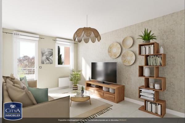 Vente appartement 2 pièces de 45.28m²