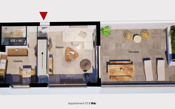 Appartement à vendre    3 pièces • 67 m2 Sète