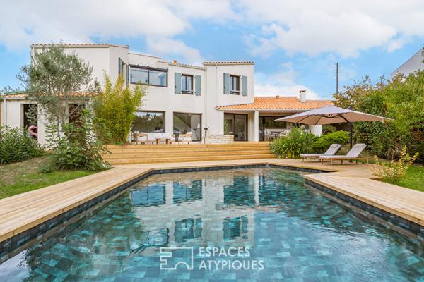 Maison d’architecte avec piscine