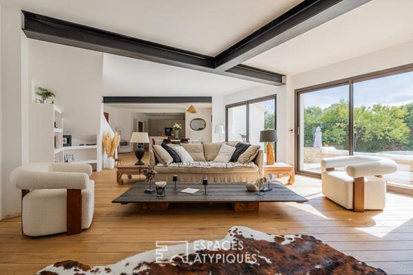 Maison d’architecte avec piscine