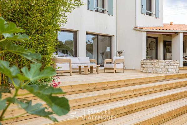Maison d’architecte avec piscine