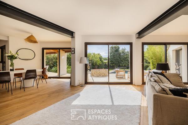 Maison d’architecte avec piscine