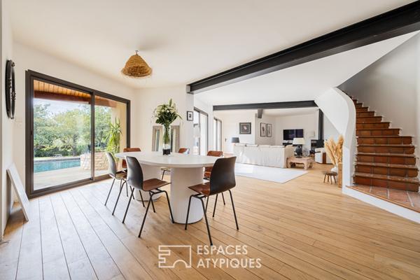 Maison d’architecte avec piscine