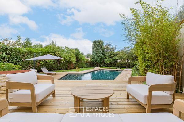 Maison d’architecte avec piscine