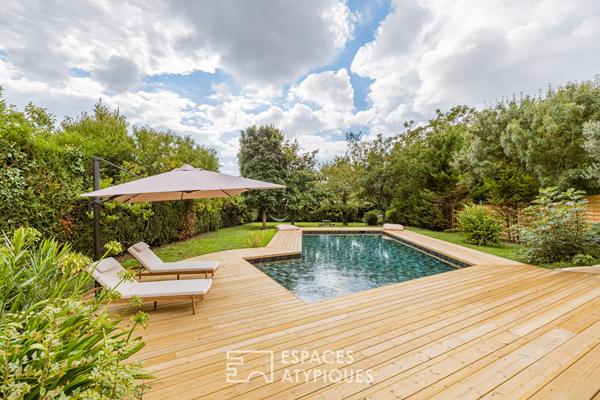 Maison d’architecte avec piscine