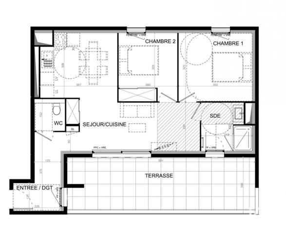 Appartement à vendre 3 pièces 60 m² Baillargues