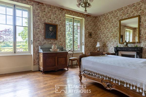 Maison de maître et dépendance