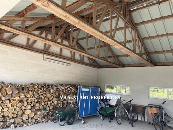 Bazas, charmante propriété de 3 hectares, avec maison d'habitation lumineuse et  économe au coeur de la nature