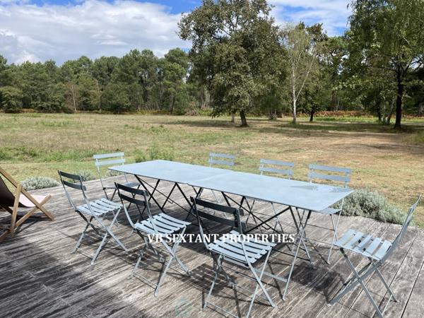 Bazas, charmante propriété de 3 hectares, avec maison d'habitation lumineuse et  économe au coeur de la nature