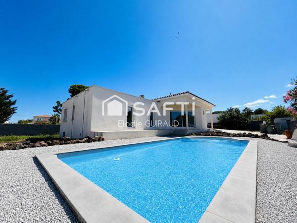 VILLA T4 GRAU D'AGDE SUR TERRAIN 803m2