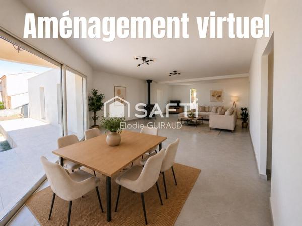 VILLA T4 GRAU D'AGDE SUR TERRAIN 803m2