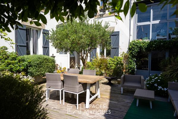 Maison 1930 et son jardin secret à quelques pas du port