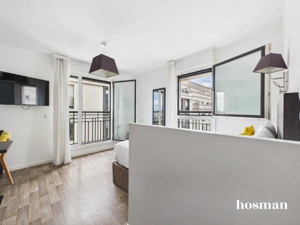 Investissement locatif - Studio 19 m² - Dernier étage traversant - Rue Jules Verne, Levallois-Perret