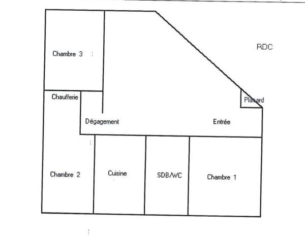 MAISON DE 80 m2 de 3 chambres avec JARDIN