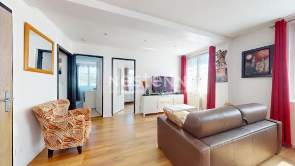 À VENDRE Charmant T3 de 58.33 m² lumineux avec terrasse plein sud dans petite copropriété.Parfait état!