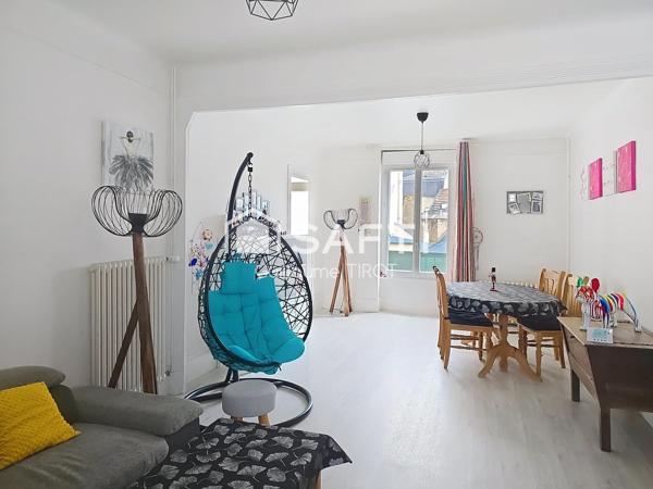 Investissement en centre-ville avec terrasse
