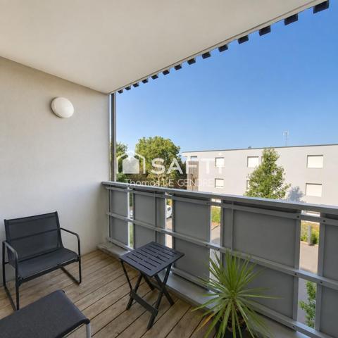T2 lumineux avec balcon