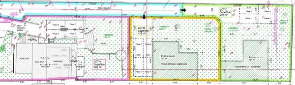Terrain à vendre  413 m 2   SARCELLES  - 95