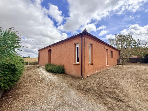 Maison contemporaine de plain-pied – Lumineuse et beaux volumes - Villasavary (11150)
