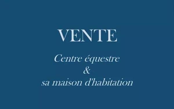 Centre équestre et maison de 4 pièces