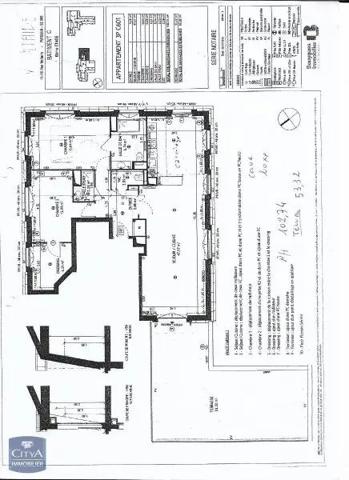 Appartement à louer 3 pièces 102.74m²