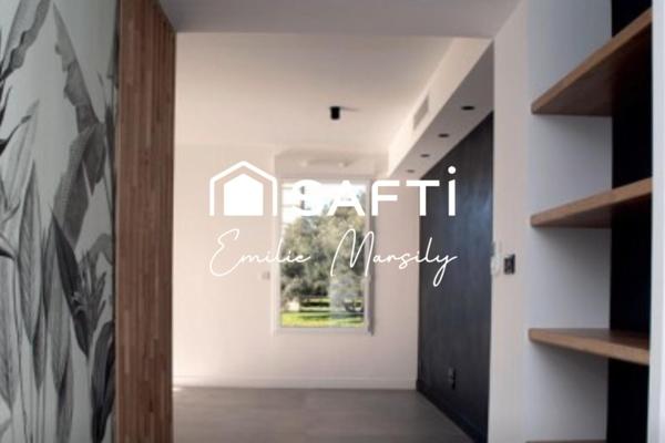 T3 60m² grande terrasse cœur village