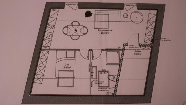 EXCLUSIVITE Appartement à vendre 2 pièces AUDIERNE (29) environ 46 m2, 1 chambre