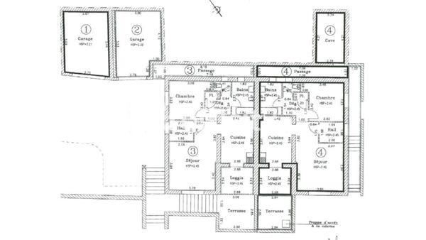 Appartement 2 pièces - 52 m² Exclusivité efficity