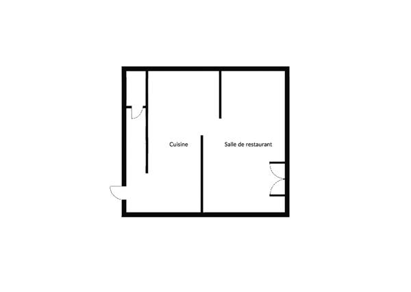 Local Commercial 1 pièce - 46 m²