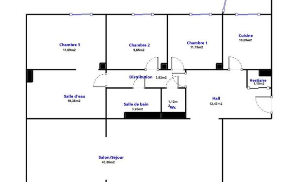 Appartement à vendre    5 pièces • 117,54 m2 Caluire-et-Cuire