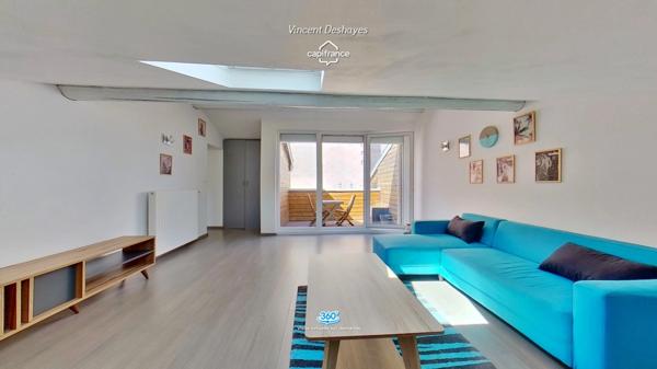 Dpt Meurthe et Moselle (54), à louer NANCY appartement T3, meublé, terrasse privative - Visite virtuelle sur demande