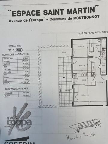 REZ DE JARDIN MONTBONNOT