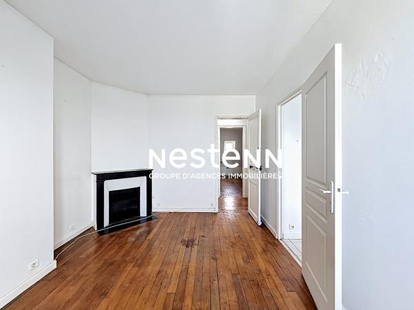 Dernier étage avec vue Tour Eiffel ? 3 pièces de charme de 60,91 m² au sol ? Ascenseur prochainement installé